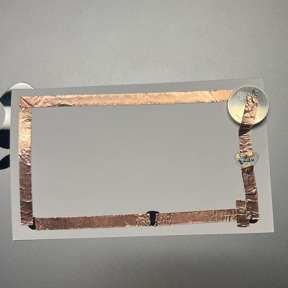 Making test of low voltage electricity by having graphite to connect the electricity.